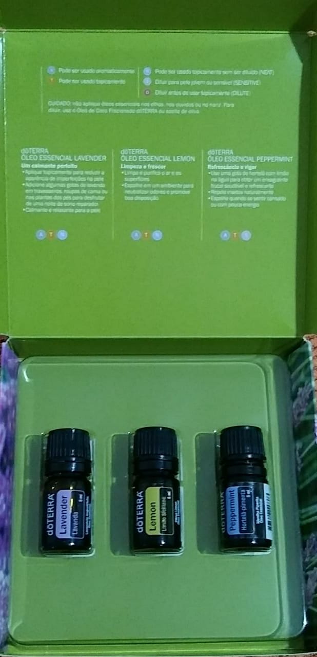 kit de óleos essenciais 